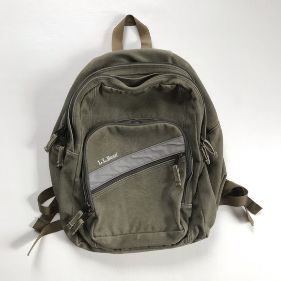 ll bean waxed canvas backpack